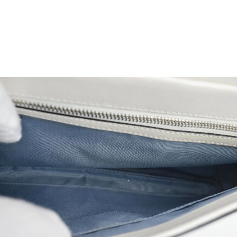 GUCCI  Thiara Medium Double Smooth Leather Satchel Bag White/Black 524822 - Picture 15 of 15